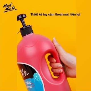 [Hỏa tốc HCM] Màu Acrylic Mont Marte Signature Dạng Bình 2 Lít Có Vòi Chiết