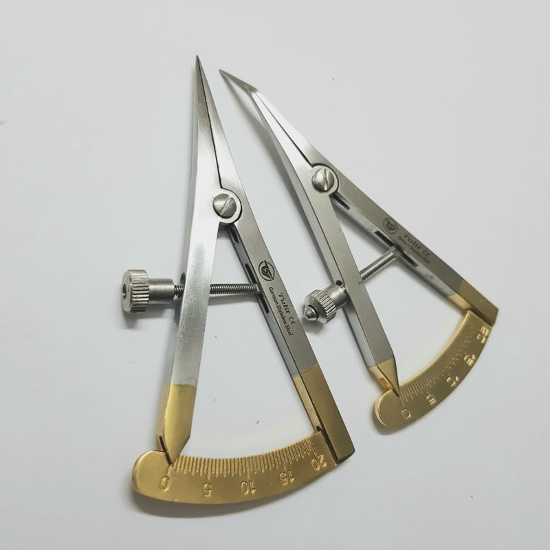 THƯỚC COMPA 20CM CAO CẤP- thước đo khoảng răng, THƯỚC ĐO MÍ MẮT ...