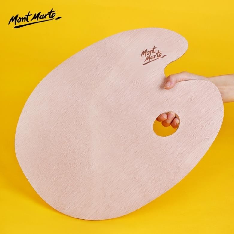 [Hỏa tốc HCM] Khay Pha Màu Mont Marte Palette Các Loại - Chất Liệu Nhôm/Nhựa/Gỗ