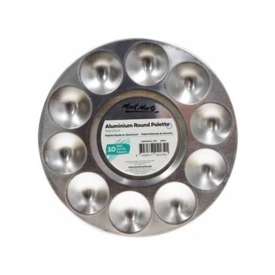 [Hỏa tốc HCM] Khay Pha Màu Mont Marte Palette Các Loại - Chất Liệu Nhôm/Nhựa/Gỗ