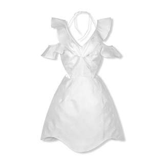 Đầm Nữ Ngắn Butterfly Sign Cutout , Chất Vải Gấm Thoải Mái , WDN055  SOME HOW STORE