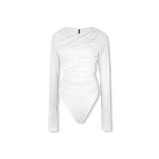 [Deal Độc Quyền] Bodysuit Nữ Diag Net Long Sleeves , Chất Vải Thun Giấy Thoải Mái, WBS007 SOME HOW STORE