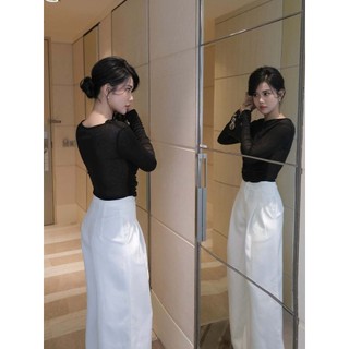 [Deal Độc Quyền] Bodysuit Nữ Diag Net Long Sleeves , Chất Vải Thun Giấy Thoải Mái, WBS007 SOME HOW STORE