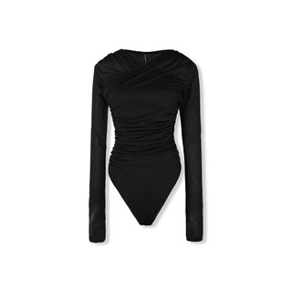 [Deal Độc Quyền] Bodysuit Nữ Diag Net Long Sleeves , Chất Vải Thun Giấy Thoải Mái, WBS007 SOME HOW STORE