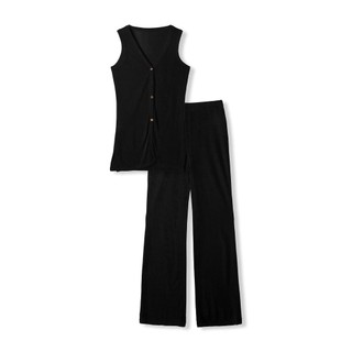Set Nữ Loungewear Sleeveless , Chất Vải Thun Nhung Thoải Mái , WSB005 SOME HOW STORE