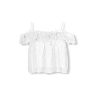 Áo Nữ Crop Ruffle Princess , Chất Vải Boi Cotton Thoải Mái , WKI021  SOME HOW STORE