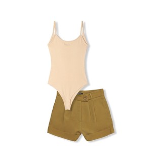 Set Nữ Bodysuit Short Essential , Chất Vải Áo Cotton 4 Chiều , Quần Tuyết Mưa, WSB045 SOME HOW STORE