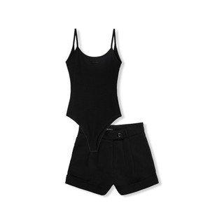 Set Nữ Bodysuit Short Essential , Chất Vải Áo Cotton 4 Chiều , Quần Tuyết Mưa, WSB045 SOME HOW STORE