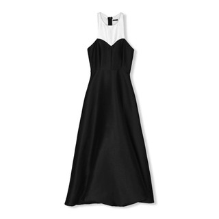 [Deal Độc Quyền] Đầm Dài White Top Sleeveless Gown , Chất Vải Tafta Xước Thoải Mái , WDD058  SOME HOW STORE