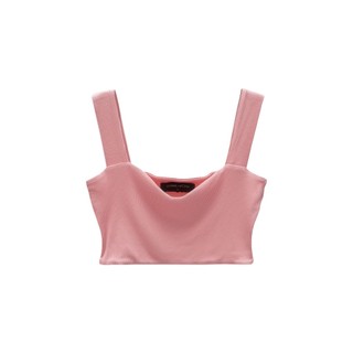 Áo Croptop Nữ Heart-chest , Chất Vải Borip Thun Thoải Mái , WC000176 , SOMEHOW