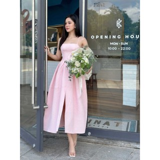 [Deal Độc Quyền] Đầm Nữ Dài Basic Plain Gown , Chất Vải Xốp Thoải Mái , WDD039  SOME HOW STORE
