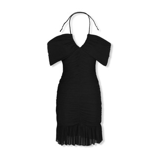 Đầm Nữ Ngắn Sleeveless Ruffle Sun , Chất Vải Thun Lưới Thoải Mái , WDN050 SOME HOW STORE