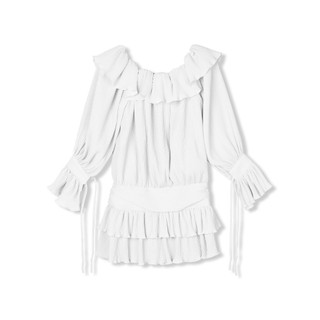 Đầm Nữ Ngắn Loose Minipleat Strapless , Chất Vải Lụa Cát Dập Ly Thoải Mái , WDN063  SOME HOW STORE