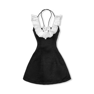 Đầm Nữ Ngắn Open Layer Straps , Chất Vải Tafta Vân Gỗ Thoải Mái, WDN071 SOME HOW STORE