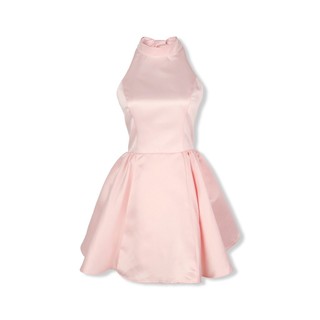Đầm Ngắn Open Back Plain , Chất Vải Phi Tafta Thoải Mái , WDN072  SOME HOW STORE
