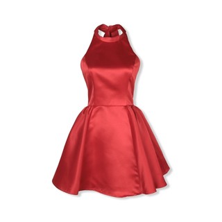 Đầm Ngắn Open Back Plain , Chất Vải Phi Tafta Thoải Mái , WDN072  SOME HOW STORE