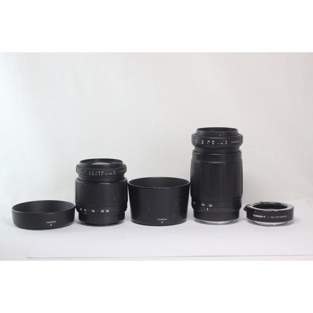 Tamron AF 28-80mm F/3.5-5.6 100-300mm F/5-6.3 1.4X Mx-AF MC4 Lens for ...