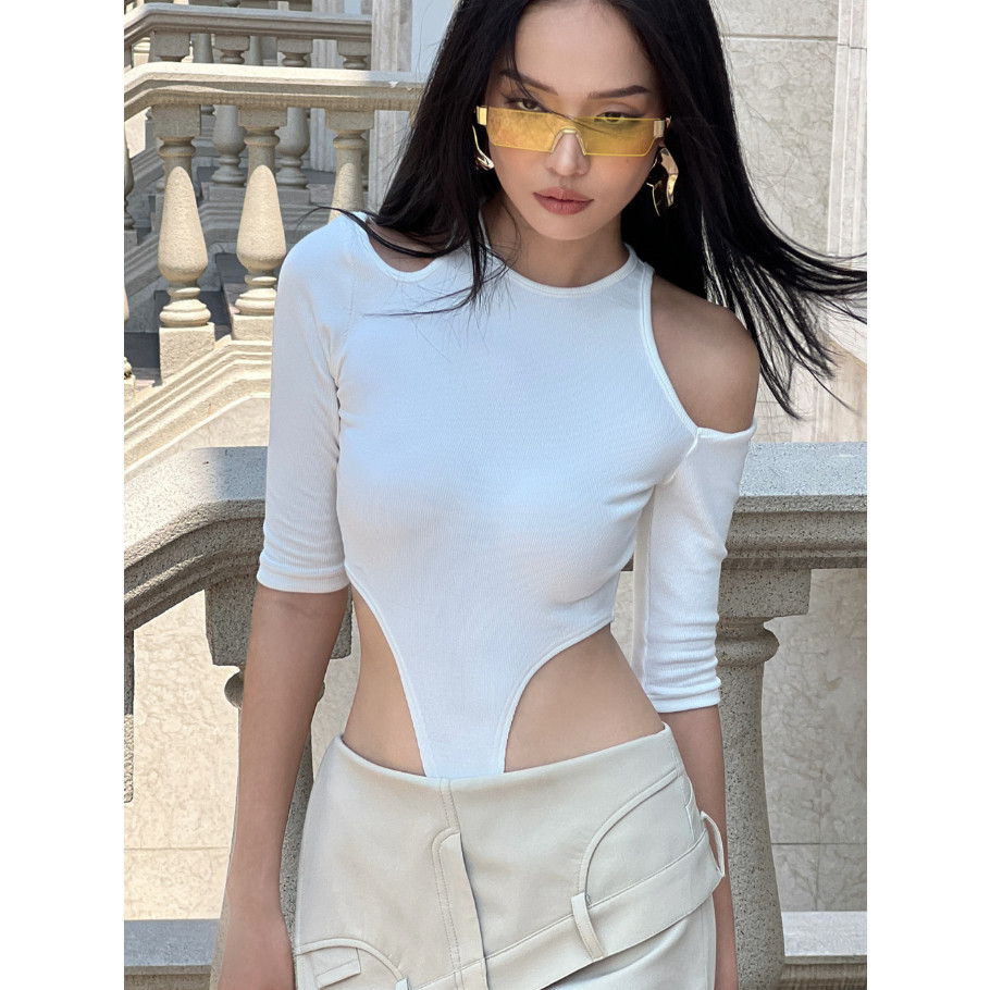 Ảnh COCO SIN - Bodysuit Trắng Cut Out 1