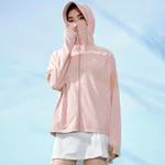CAMEL CROWN SPORTS Nam Nữ Sợi Nguyên Bản Chống Nắng Quần Áo Mùa Hè Mới Ice-Feel Thoáng Khí Mỏng Có Mũ Trùm Đầu — ảnh 8