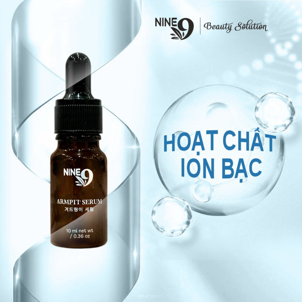 Tinh chất hôi nách Nine 9 10ml khử mùi diệt khuẩn không mùi khô thoáng hiệu quả