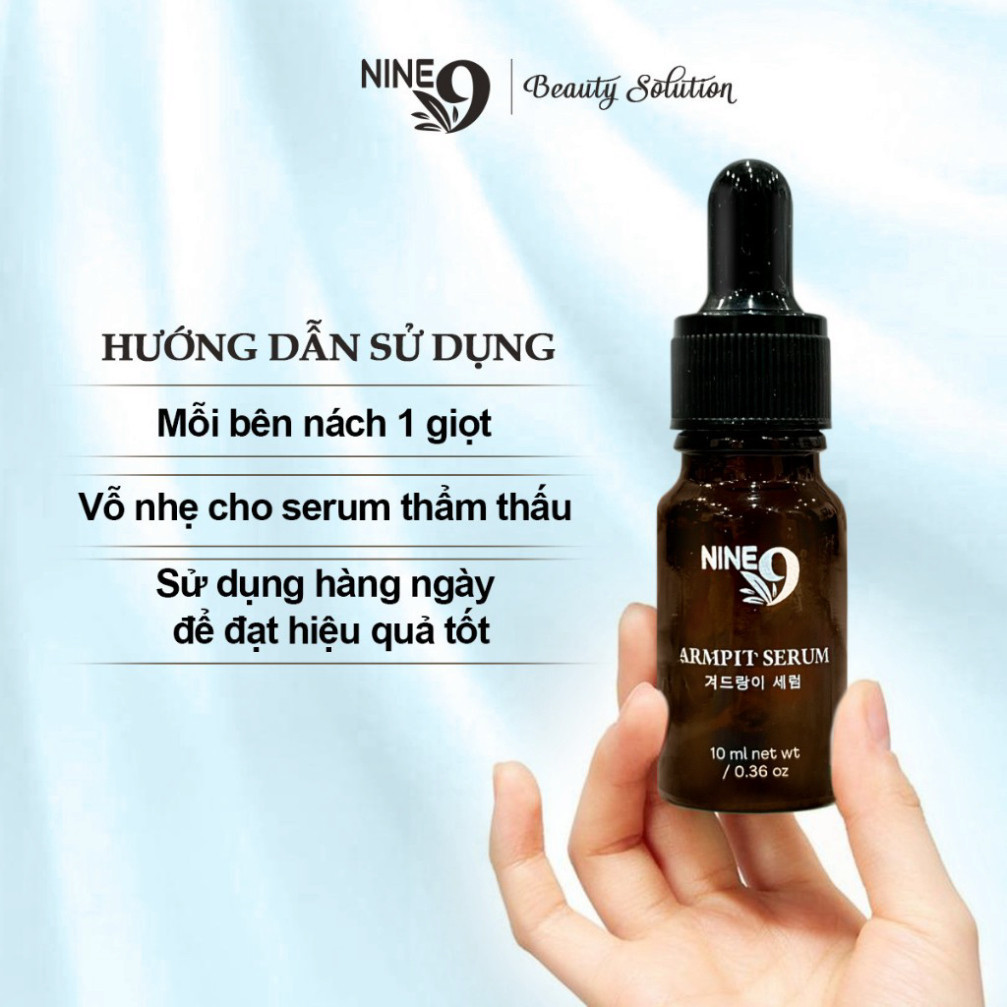 Tinh chất hôi nách Nine 9 10ml khử mùi diệt khuẩn không mùi khô thoáng hiệu quả