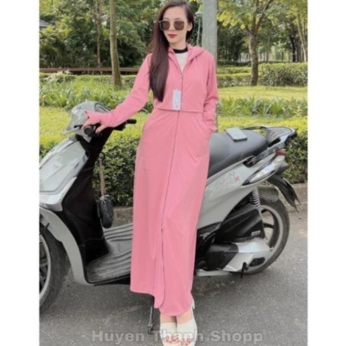 Áo Chống Nắng Nữ Dáng Croptop, Áo Chống Nắng Toàn Thân 2 Lớp Dày Dặn Chống Tia UV HGMART