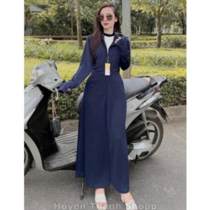 Áo Chống Nắng Nữ Dáng Croptop, Áo Chống Nắng Toàn Thân 2 Lớp Dày Dặn Chống Tia UV HGMART