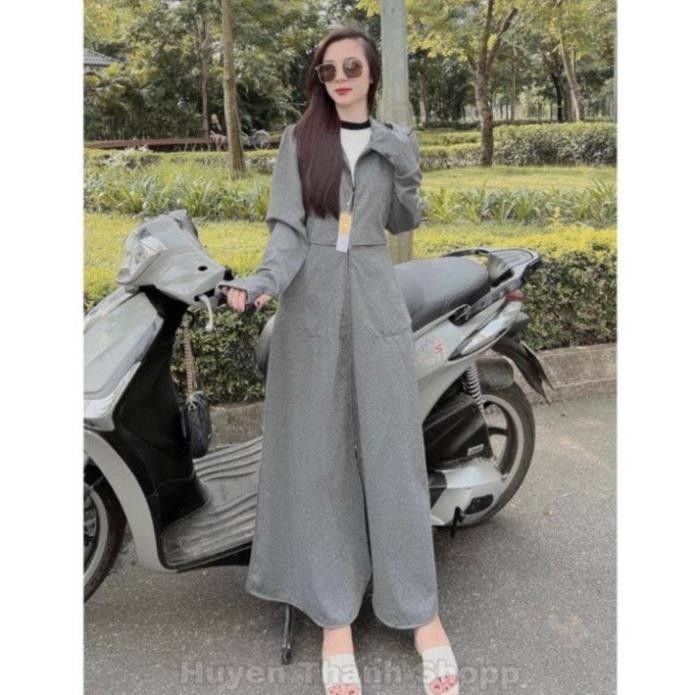 Áo Chống Nắng Nữ Dáng Croptop, Áo Chống Nắng Toàn Thân 2 Lớp Dày Dặn Chống Tia UV HGMART