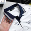 Áo thun nam cổ bẻ POLO vải cá sấu poly mát mịn thoáng, không nhăn nhàu, 2 màu xanh, trắng -STS0150