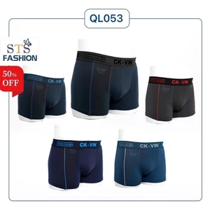 Set 5 Quần Lót Đùi Nam chất Thun lạnh co giãn 4 chiều, siêu mát, nhẵn mịn, chống bám bụi QL053