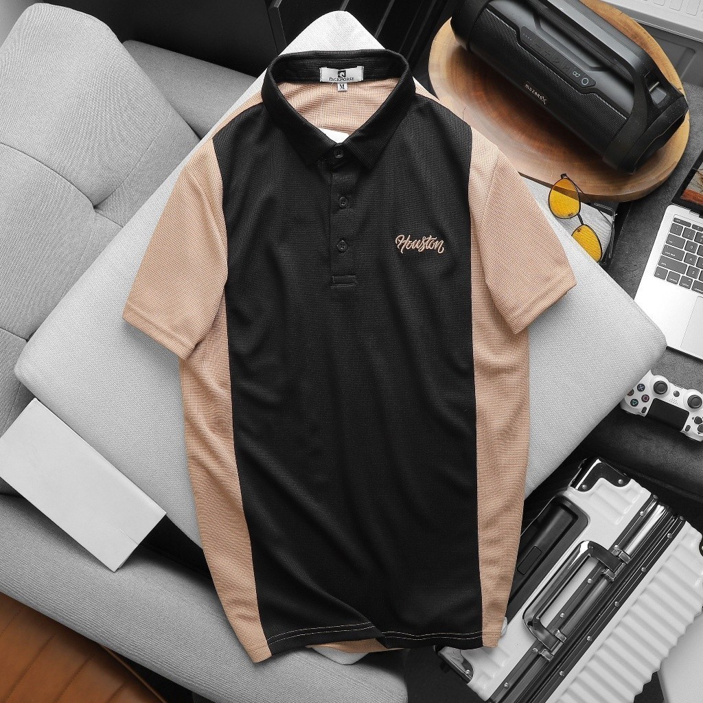 (Hàng Đẹp) Bộ quần áo nam thể thao nam Houston.chất cotton dệt mắt tổ ong siêu mịn, thoáng mát,Hàng cao cấp, STS0180