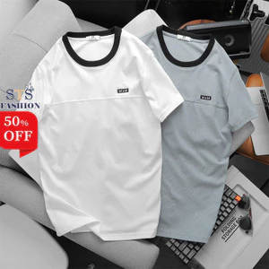 Áo Thun Cổ Tròn M&M, Vải Cotton cát – chuẩn cotton quảng châu loại 1. Chất mát, thấm mồ hôi tốt, co giãn 4 chiều