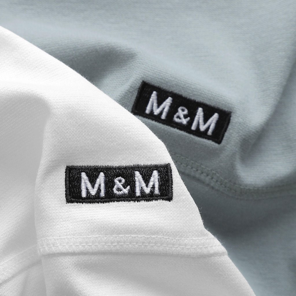 Áo Thun Cổ Tròn M&M, Vải Cotton cát – chuẩn cotton quảng châu loại 1. Chất mát, thấm mồ hôi tốt, co giãn 4 chiều