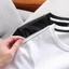 Áo thun nam Marc trắng đen , vải Thun cotton single cao cấp, thấm hút mồ hô, không nhăn nhàu -STS0067