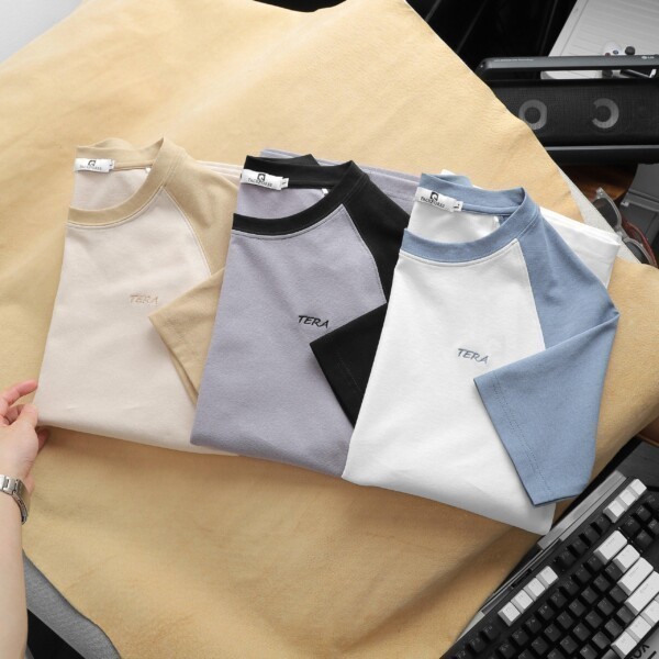 Áo Thun Cổ Tròn Pack Tera, Vải Cotton cát chuẩn cotton quảng châu loại 1 Siêu mát, thấm mồ hôi tốt, co giãn 4 chiều