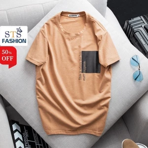 Áo thun nam cổ tròn 100% cotton muối 100% mềm mại, thoáng mát, thấm hút tốt -STS0161