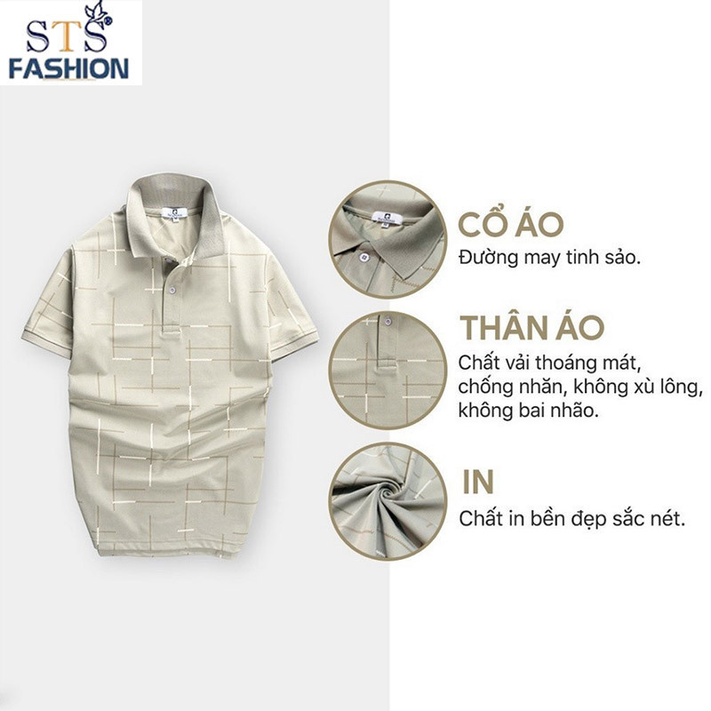 (Hàng Đẹp) Áo thun nam POLO Pack.Zac, vải cá sấu poly lạnh cao cấp, nhiều màu sắc trẻ trung -STS0171-Hàng Cao Cấp