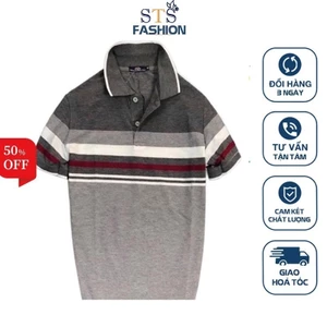 Áo nam POLO thun cotton mịn – co giãn 4 chiều thoáng mát, không nhăn nhàu STS0070
