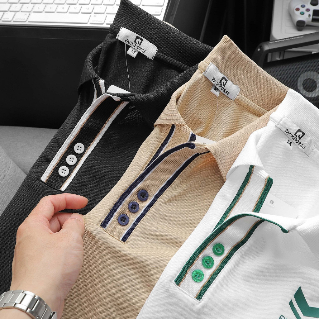 (Hàng Đẹp) Áo polo nam Perfect họa tiết trẻ trung, vải cá sấu lạnh,siêu mát,form đẹp, Hàng Cao Cấp Xuất khẩu STS0186