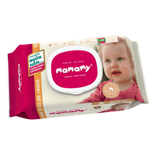 Khăn ướt Mamamy có mùi/ không mùi hỗ trợ ngừa hăm tã trẻ em