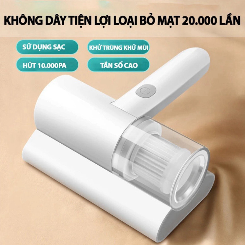 Máy Hút Bụi Giường Nệm Diệt Khuẩn, Máy Hút Bụi Cầm Tay Mini Công Suất Lớn Diệt Khuẩn Bằng Tia UV - MÃ: 35866