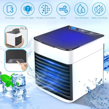 Quạt Điều Hòa Mini - Máy Điều Hoà Hơi Nước Siêu Mát Tạo Ẩm Làm Mát Không Khí Hàng Xịn
