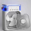 QUẠT ĐIỀU HÒA PHUN SƯƠNG MINI - Quạt Làm Mát Bằng Hơi Nước Để Bàn 3 Chế Độ Tích Hợp Đèn Led Cổng Sạc USB - TL68 New New
