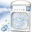 QUẠT ĐIỀU HÒA PHUN SƯƠNG MINI - Quạt Làm Mát Bằng Hơi Nước Để Bàn 3 Chế Độ Tích Hợp Đèn Led Cổng Sạc USB - TL68 New New