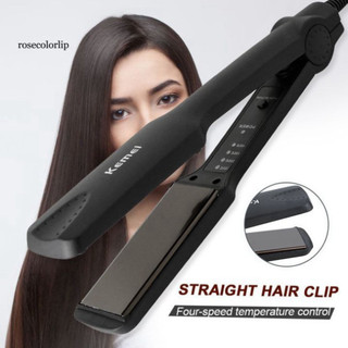 Máy Là Tóc Duỗi Tóc 4 Nấc Nhiệt Bản Pro Size To KEMEI PRO_KM329 - Máy tạo kiểu tóc, Bảo Hành 12 Tháng Rất Dẽ Sử Dụng New