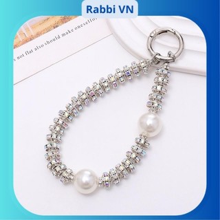 [Vòng ngọc trai cao cấp] Dây Đeo Điện Thoại / Chìa Khoá ngọc trai cao cấp, sang trọng RABBI