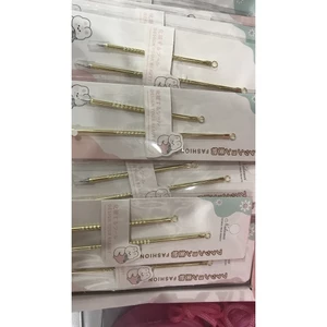 Sét hai cây nặn mụn, không gỉ - que nặn mụn 2 đầu thép cao cấp MU2 ( hot)