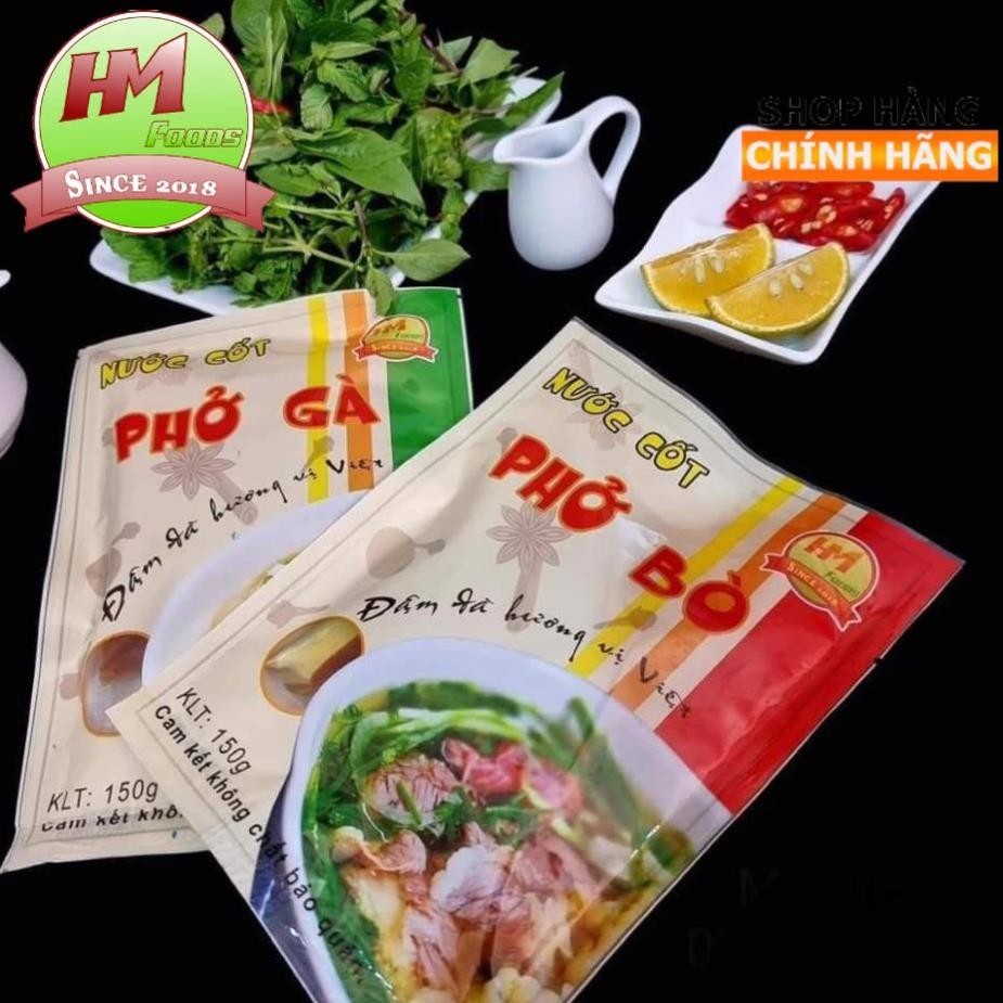 Combo 4 gói Nước Cốt Phở Bò, Phở Gà Chính Hãng Chuẩn Hương Vị Hà Thành ...