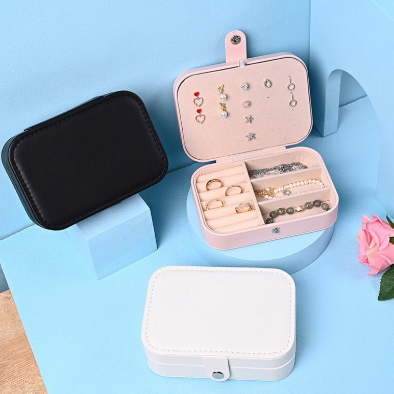 Hộp đựng nữ trang JSP nhiều ngăn nhận in Logo hộp đựng nhẫn bông tai phụ kiện trang sức đa dạng