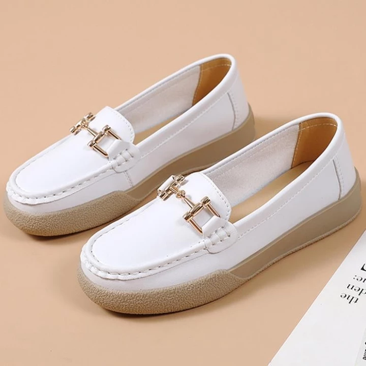 Giày Lười Nữ BALIA, Giày Nữ Da Mềm BA321, Giày Bệt Nữ Mũi Tròn Size 35 - 40